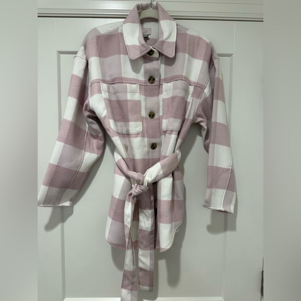 UNIVERSAL THREAD Belted Shacket NWT - image 1